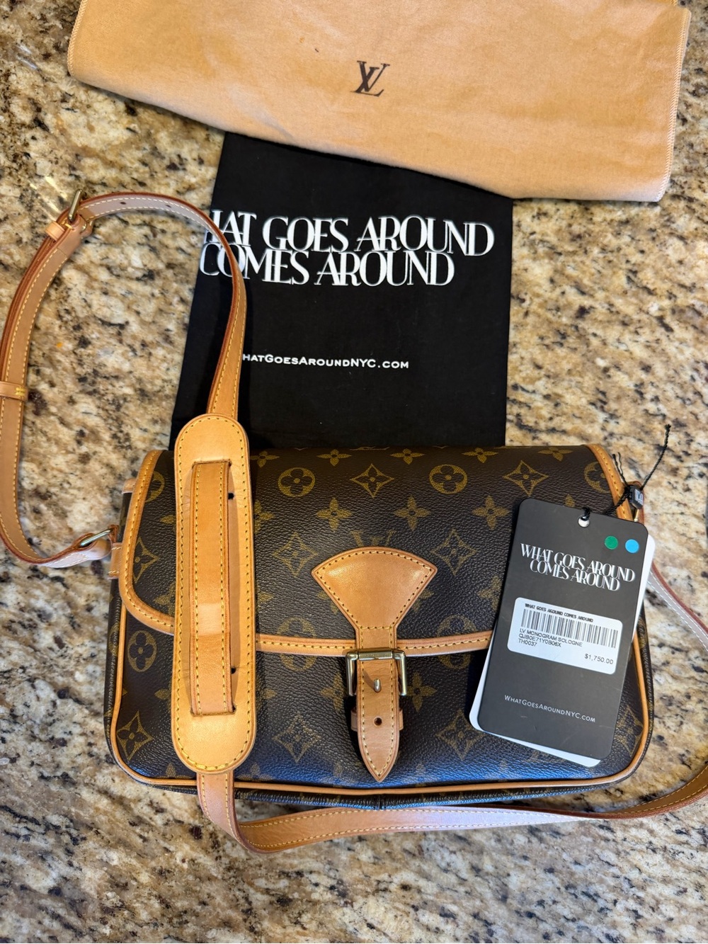 Louis Vuitton Monogram Sologne Crossbody Bag - Picture 2 of 12